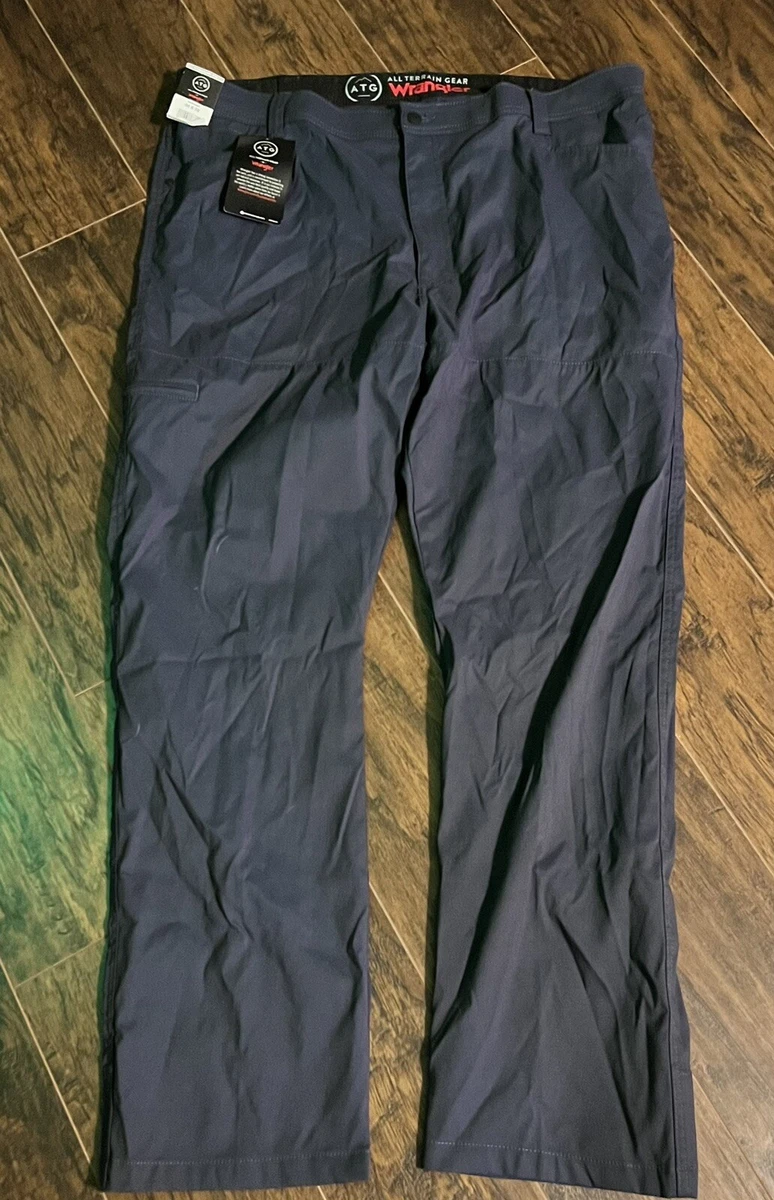 Wrangler All Terrain Gear Cargo Pants Gray Hiking Straight Men's Measures 44x32
