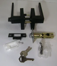 Probrico Black Entry Knob  DL01BKET-COMBO 34451