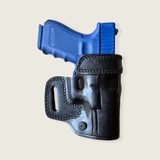 K032 Avenger Style Professional Leather Holster Fits GLOCK 17 19 22 23 Handmade!