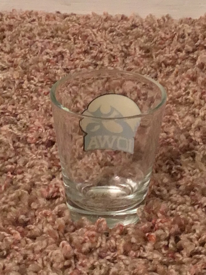 Iowa Hawkeye State Elements Souvenir Shot Glass - 2.25" Tall - View #12