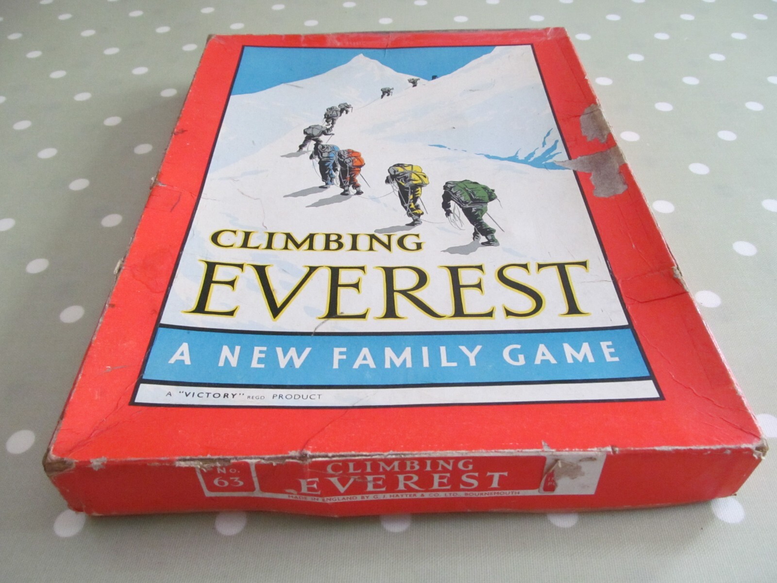 RARE VINTAGE CLIMBING EVEREST BOARD GAME BY VICTORY eBay