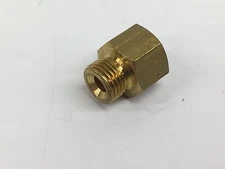 FUEL INLET FITTING 1/2"-24 x 1/2"-20 AUTOLITE MOTORCRAFT 2100-2150 & HOLLEY CARB