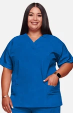 Unisex Scrub Set, Royal Blue