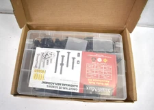 BinifiMux 100 Piece Black Hex Drive Socket Cap Bolts Dowel Joint Nuts Assortment