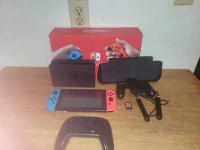 Nintendo Switch Mario 32GB Blue/Red Handheld Console 45496883010| eBay