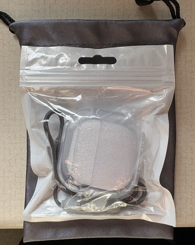 Clear Case for AirPods 4 (2024) Shockproof Earbuds Protective Cover w/ strap