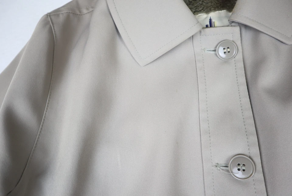 TRINCHERA VINTAGE MUJER BEIGE CON FORRO EXTRAÍBLE - MISTY HARBOR - TALLA 16P Foto 4 de 4