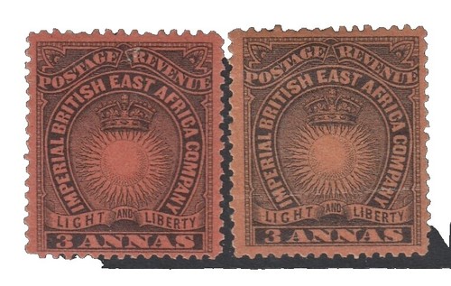 KUT Scott # 92 - 93 VF set OG previously hinged nice color scv