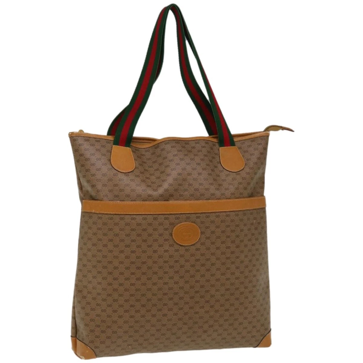 Sac fourre tout GUCCI Micro GG Supreme Web Sherry Line beige 002 983 0163 authentique ep3247