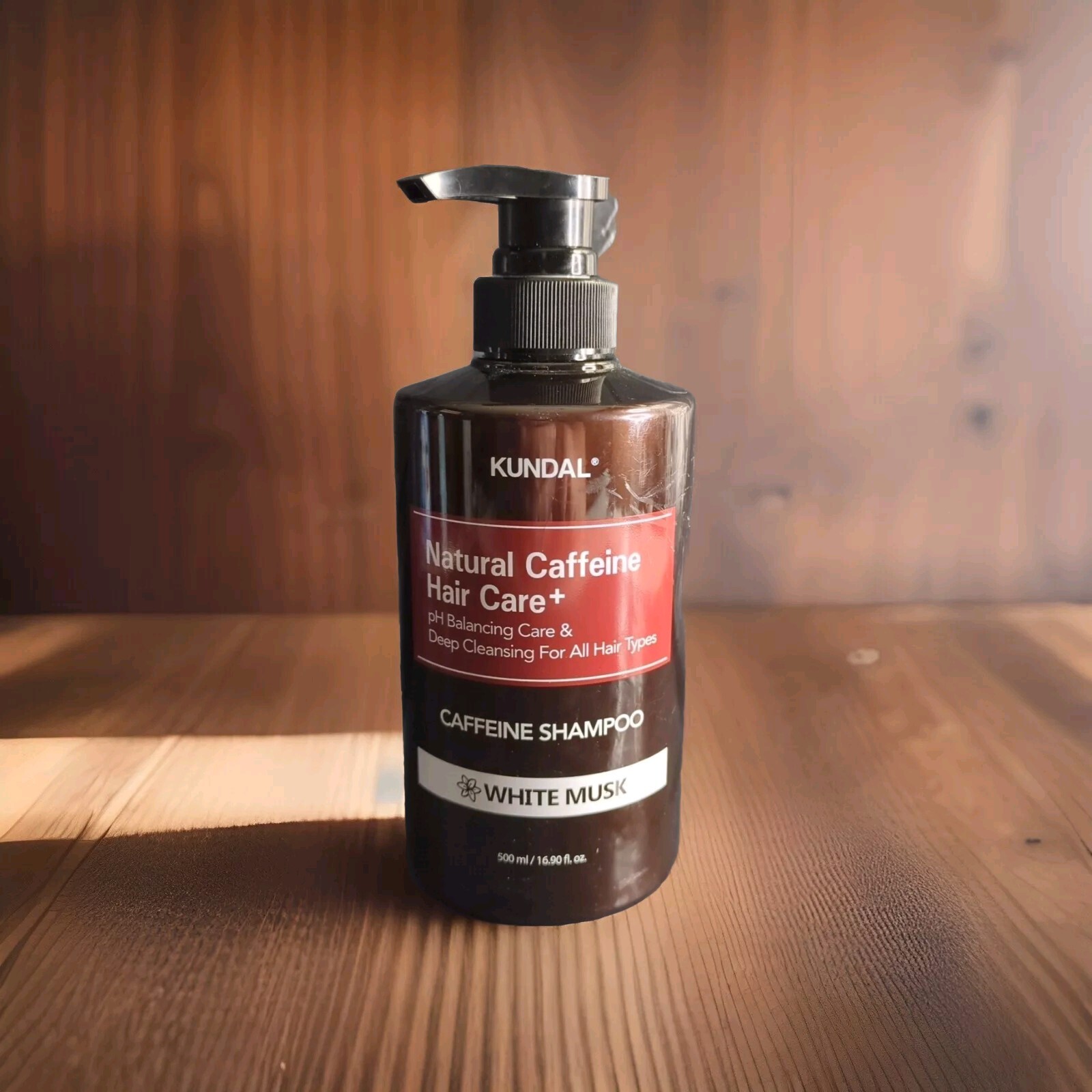 Kundal White Musk Perfumed Caffeine Shampoo pH Balancing Sealed All Hair Types