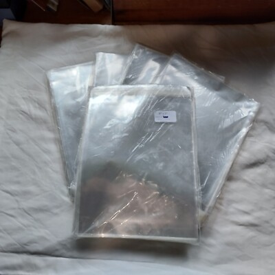 500 x durchsichtige selbstklebende Beutel Cello Kunststoff abziehen & versiegeln 9x7'' 40 Mikron