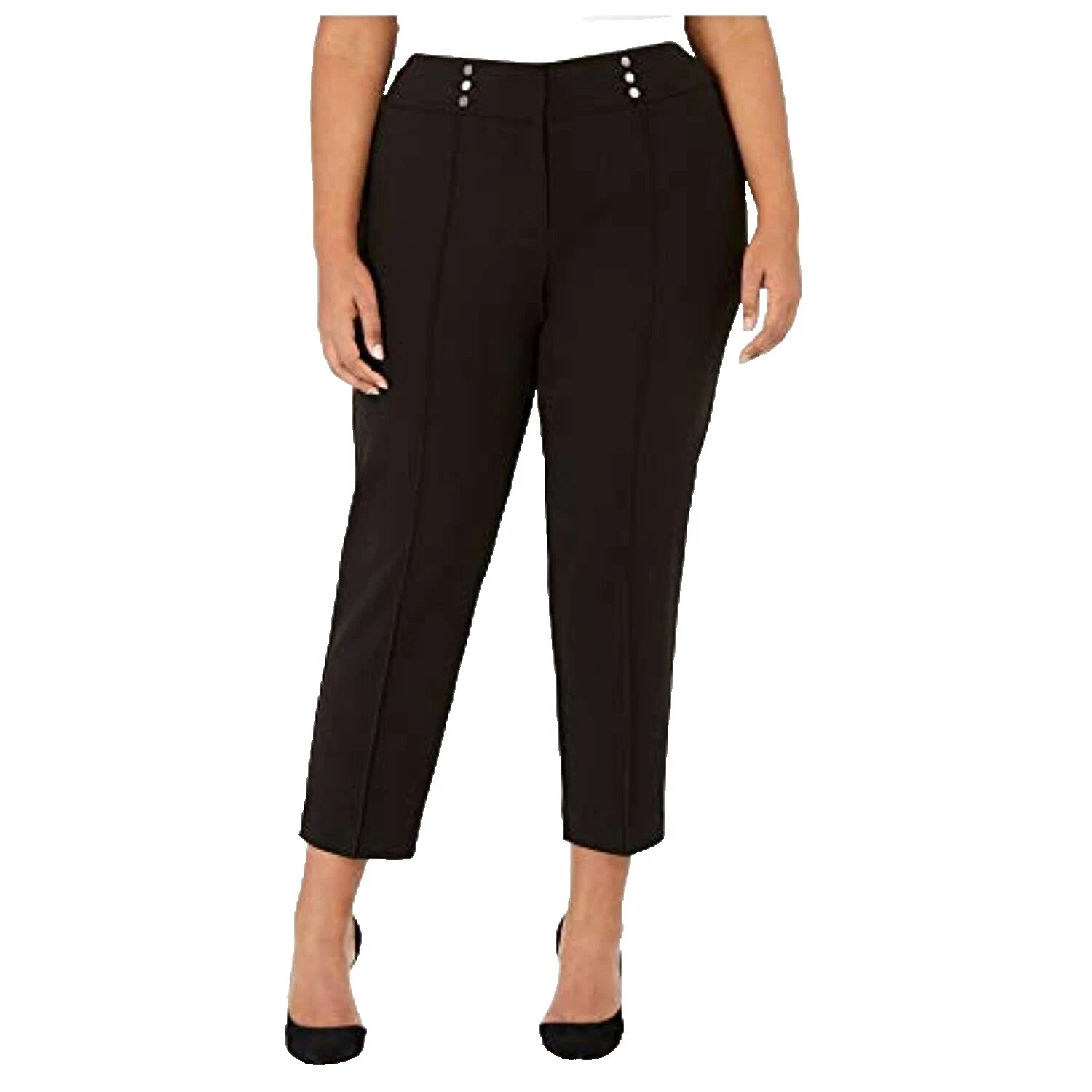 Kasper Black Plus Pants for Women