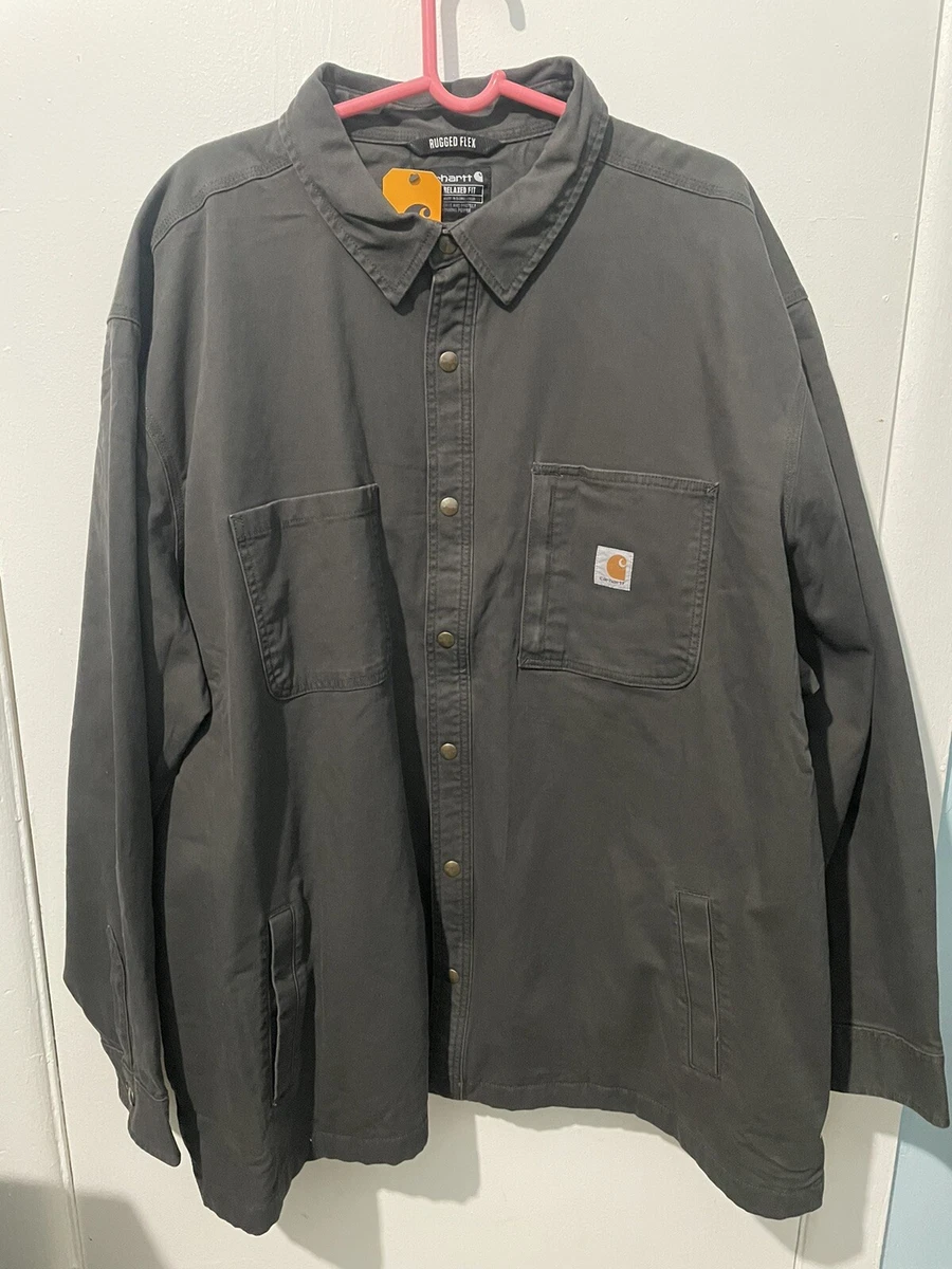 Carhartt® Rugged Flex® Fleece-Lined Shirt Jacket