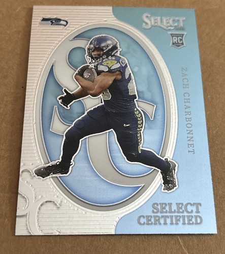 Zach Charbonnet #CRO-ACH 2023 Panini Select Certified Rookie card