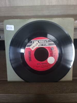 MEGARARE Sinatra Evil Ways/Jingo 45 vinyl VG