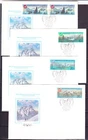 Russia, 1987, Mountains 4 FDC,  Michel 5685-5688