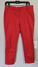Womens Red Willi Smith Ankle Pant Size 6