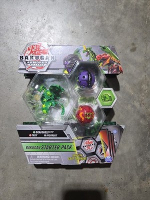 New BAKUGAN Armored Alliance BAKUGAN STARTER PACK 3 Pack w/ Dragonoid Ultra NEW