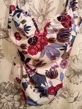 Maryan Mehlhorn The One Piece underwire Swim Suit floral sz 12 B cup NWOT