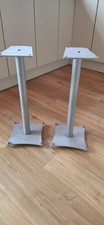 Heavy duty 60cm metal speaker stands – high mass (12kg pair) – industrial style