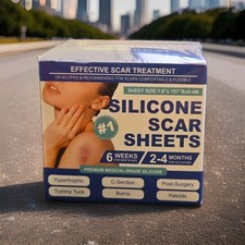 Silicone Scar Sheets, Medical Grade Silicone Tape - Old New - 1.6"X 157"- 4M