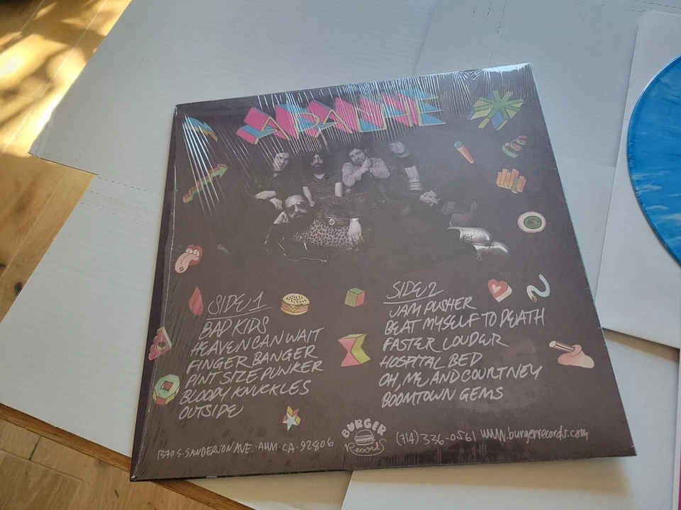 APACHE - Radical Sabbatical 2010 INDIE GARAGE ROCK Blue Marble Vinyl + POSTER LP Foto 3 de 4