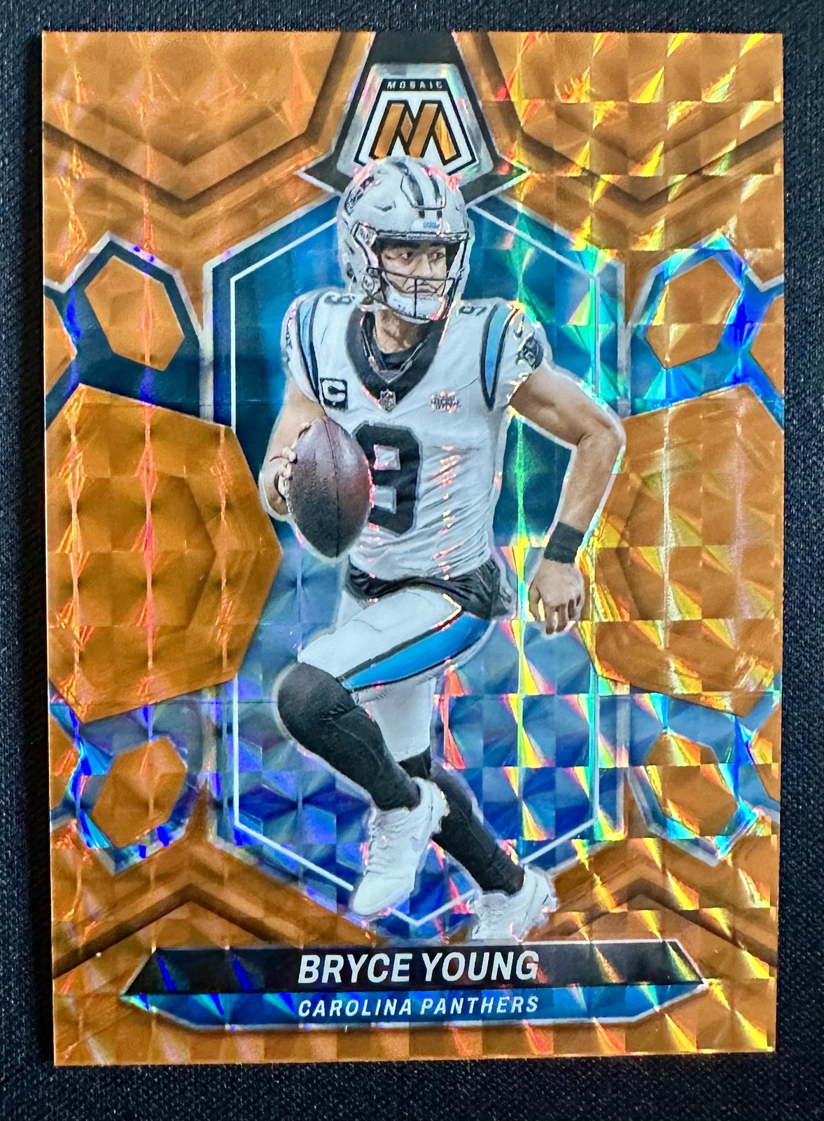 2024 Panini Mosaic #29 Bryce Young Mosaic Orange #/199