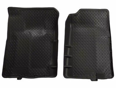 Husky Classic Mats Fit 88-00 C/K 1500-3500,Sbrbn,Tahoe,Sbrbn,Yukon Front 2pc Blk