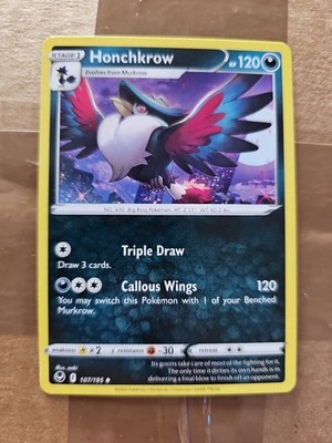 Honchkrow 107/195 Swsh12: Sword & Shield-Silver Tempest Normal