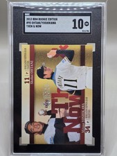 2013 BBM Rookie Edition #90 Ohtani/Yoshikawa Then & Now SGC 10 GM Gem Mint