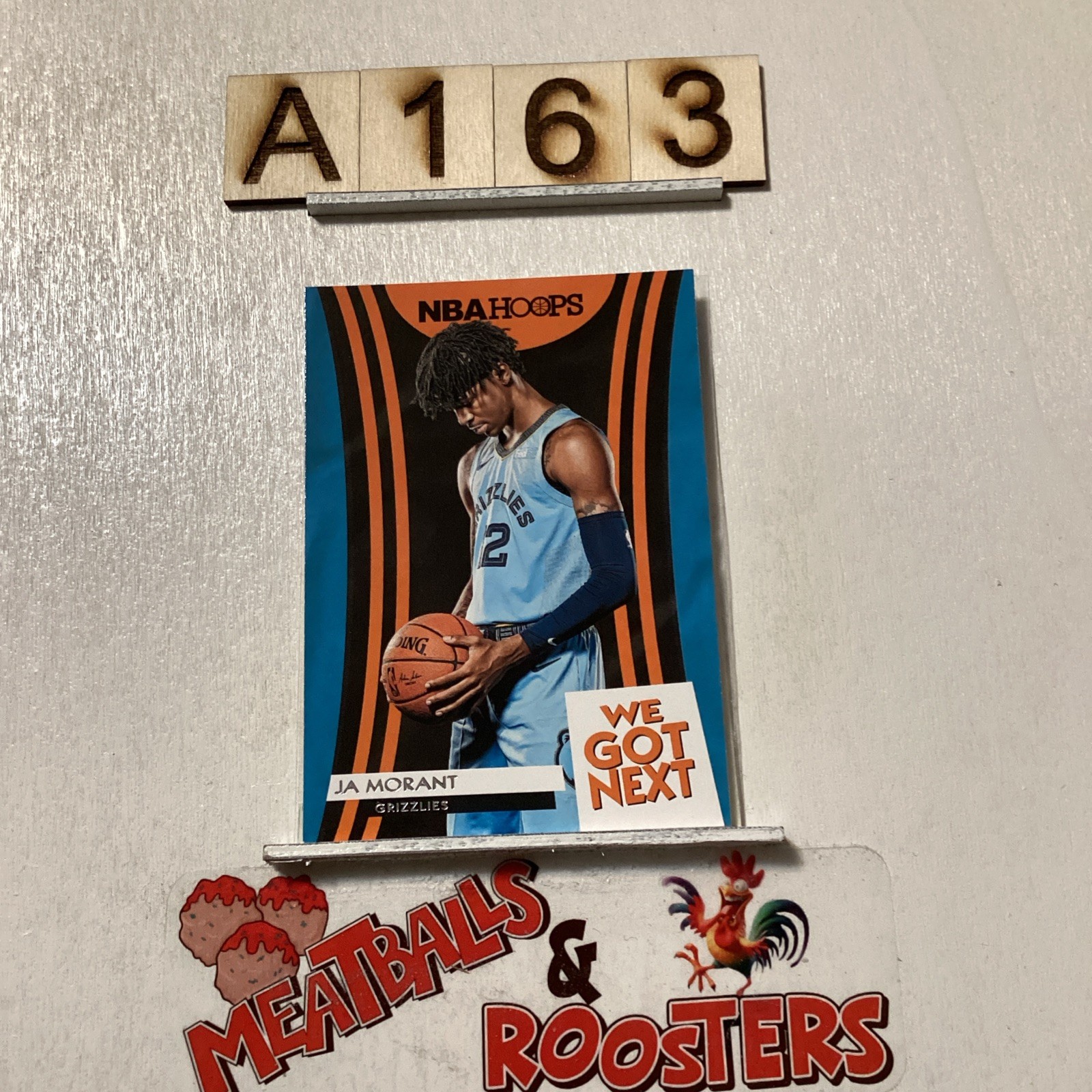 2019-20 Panini NBA Hoops Ja Morant #19 Rookie We Got Next Blue Parallel