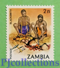 5369- ZAMBIA 1981 LIFE AND CULTURE - BLACKSMITH 2n MNH