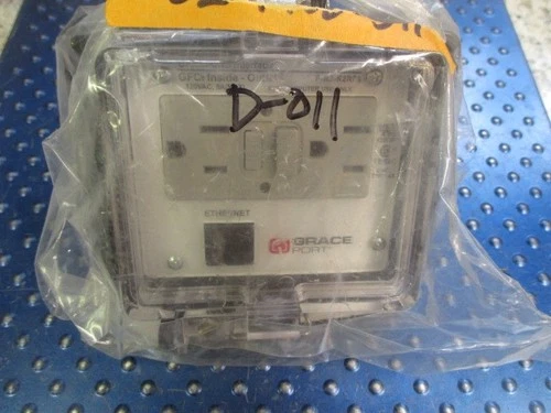 NEW GRACE PORT N4X ETHERNET F/F BULKHEAD 120 VAC GFCI P-R2-K2RF0