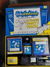 TELESTRATIONS 12 PLAYER PARTY PACK Board Game 100% COMPLETE 2021