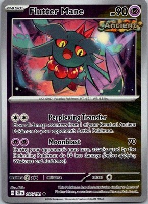 Flutter Mane Uncommon SV08: Surging Sparks 096/191 NM Reverse