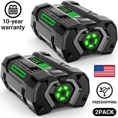 2PACK 7.5Ah Lithium-ion Battery For EGO 56V 56 Volt BA5600T BA4200 BA2800 New
