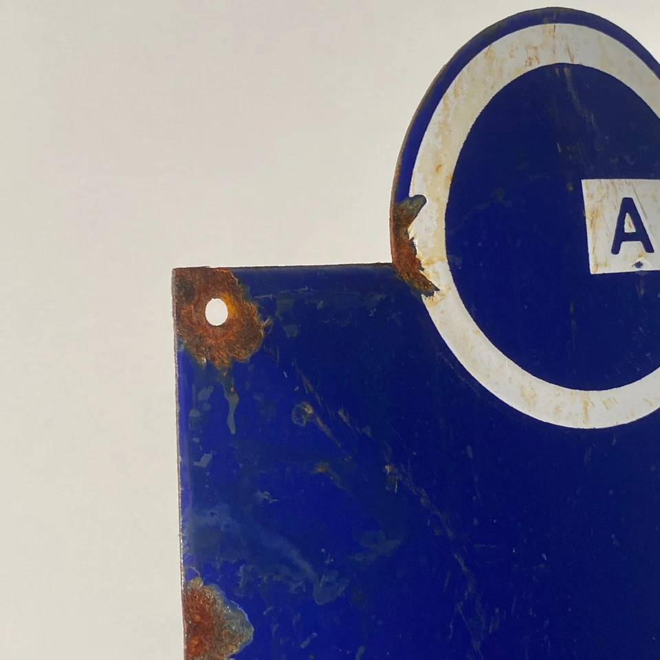 Audi Enamel Sign - 56x40cm (22x15.7") - Unique Nice Old-Looking Advertising Sign - Image 2 of 4