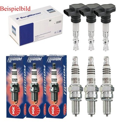 3x BERU Zündspule +3x NGK Zündkerze Iridium IX passend für Daihatsu Sirion