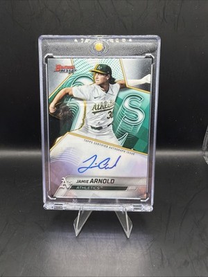 2025 Bowman's Best Jamie Arnold AUTO Athletics 1st Round Pick #B25-JA