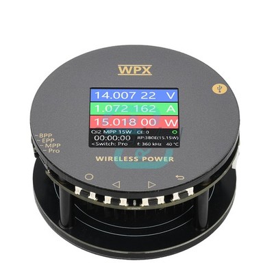 1.54inch LCD Voltage Current Power Meter Magnetic Wireless Fast Charging Tester