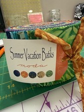 Summer Vacation Batik Jelly Roll From Moda Fabrics