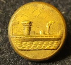 CIVIL WAR ERA PATRIOTIC MOTIF CAP OR VEST BUTTON ALBERT# UNLISTED  MONITOR