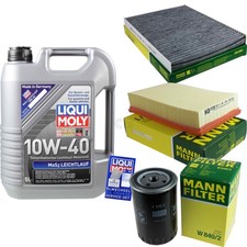 INSPEKTIONSKIT FILTER LIQUI MOLY ÖL 5L 10W-40 für VW Polo Variant 6KV5 1.9 TDI