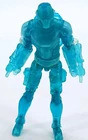 GI Joe 25th Anniversary Clear Mercenary Wraith 3.75" Action Figure Hasbro Used