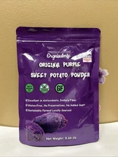 orgnisulmte purple sweet potato powder, 100% Natural, Vegan, GF-5.64 Oz.