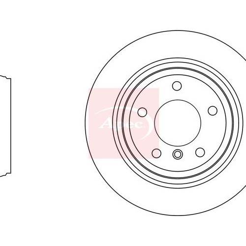 For BMW 3 Series F30 F80 2011 to 2018 BRAKE DISC (REAR) (SINGLE) DSK3101