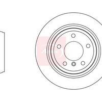 Bmw 3Er F30 F80 2011-2018 Bremsscheibe Hinten (Einzelscheibe) DSK3101
