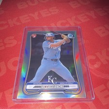 Topps 2026 Bowman Chrome Red Rookie Jac Caglianone #75 RC Kansas City Royals