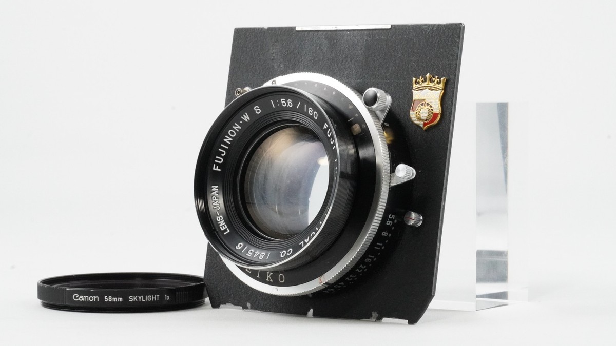 現状品 フジ Fuji Fujinon W S 180mm f5.6 4621 Problem】Fujifilm Fuji Fujinon W S 180mm f5.6 Large Format Lens