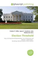 Frederic P. Miller (U. A.) | Election Threshold | Taschenbuch | Englisch (2026)